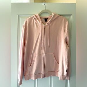 Eddie Bauer light pink zip hoodie.  Size XL.